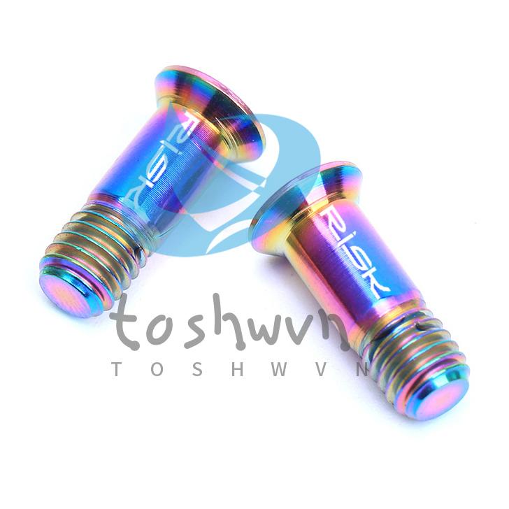 Set 2 Bu Lông Bánh Xe Đạp Leo Núi M5X14.2Mm