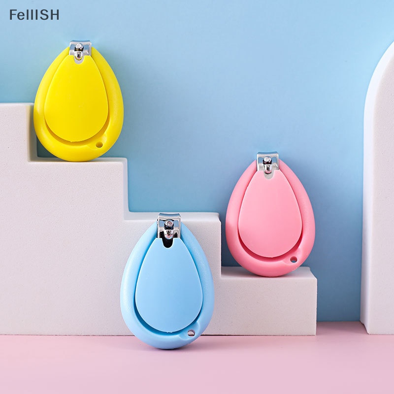 Dụng Cụ Cắt Móng Tay / Móng Chân Em Bé Chống Rơi Không Mùi Nhẹ 439br