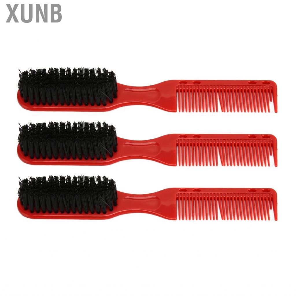 Xunb Men s Beard Styling Comb PP Handle  Haircut Brush for Home