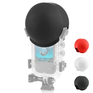 Vỏ lặn vô hình PULUZ Bảo vệ ống kính Vỏ bảo vệ silicon cho Insta360 X4 / X3 Nắp ống kính Phụ kiện máy ảnh hành động