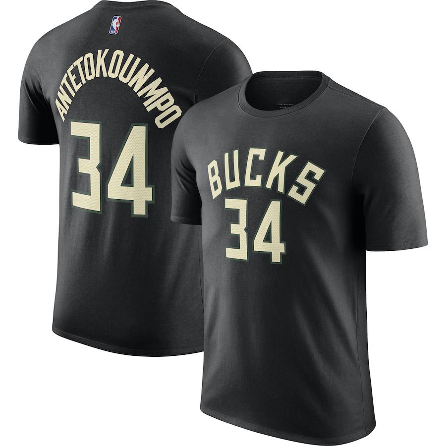 Nba Áo Thun Thể Thao Tay Ngắn In Hình antetokounmpo Thời Trang Cho Nam Và Nữ