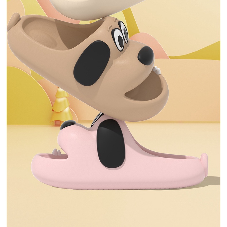 Dép Đi Trong Nhà Đế Dày Chống Trượt Họa Tiết Hoạt Hình Dễ Thương
