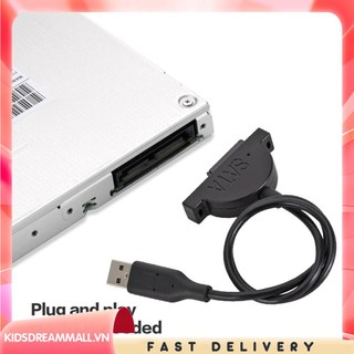Dây Cáp Ổ Đĩa Quang usb 2.0 sata 7 + 6 pin Cho laptop cd-rom cd dvd