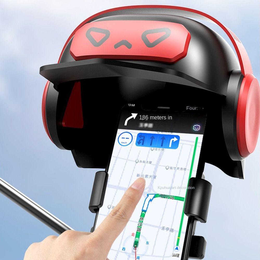 Dù Che Nắng mini Chống Nước Có Giá Đỡ Điện Thoại Gắn Mũ Bảo Hiểm Xe Máy