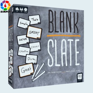Blank slate - the game where great minds think alike