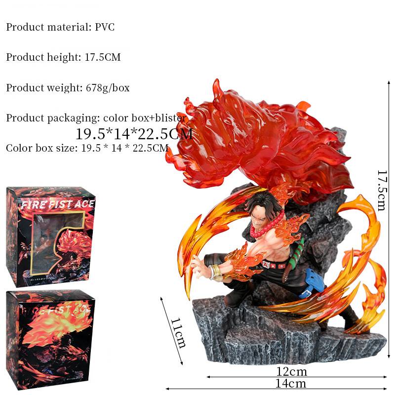 Ere1 Mô Hình Đồ Chơi Nhân Vật ace Trong Phim Hoạt Hình "one piece"