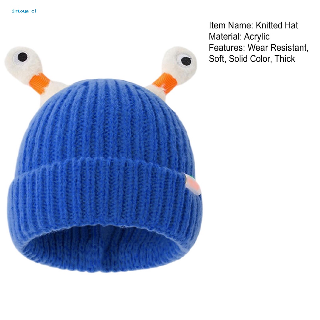 Intoya Mũ Len beanie Dệt Kim Có Đèn led Phát Sáng Kiểu Hoạt Hình Vui Nhộn Chống Mài Mòn Giữ Ấm Mùa Đông Nam Á Á Ánh Sáng Yêu Thích Của Người Mua Sắm
