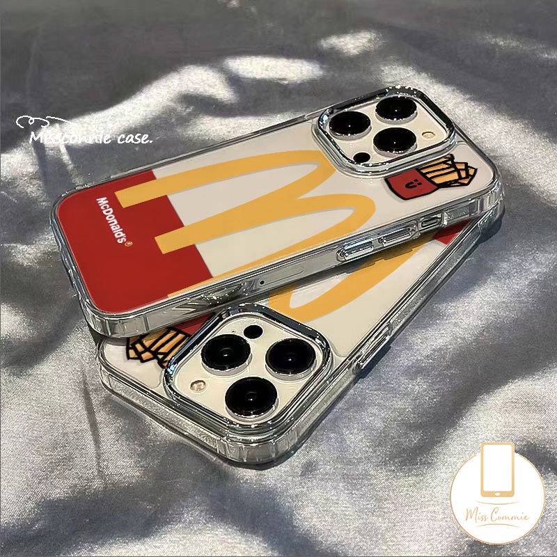 Thời Trang Ốp Điện Thoại Hình Mcdonald 'S Cho iphone 11 x 7plus 8plus xs max xr 15 14 13 12 pro max 15 6 7 6s 8 plus se 2020