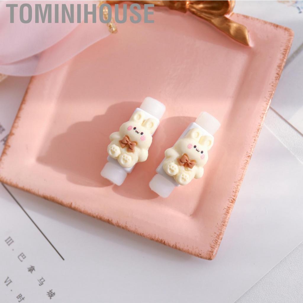 Tominihouse USB Cable Protector Cartoon Cute Phone Charging  Protective Case Accessories