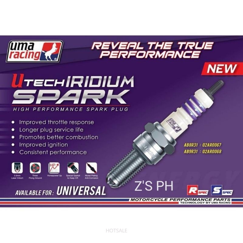 UMA Bugi Đánh Lửa Cho RAIDER, NMAX, Aerox, CLICK, RS150, GSX, Aerox ,Mio