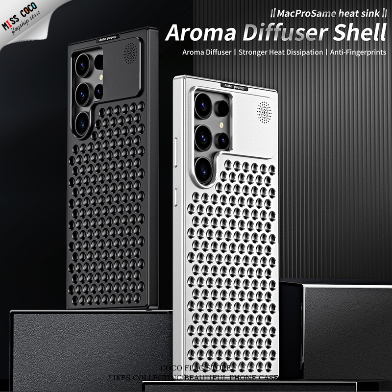 Ốp Điện Thoại Bằng Kim Loại Tản Nhiệt Thoáng Khí Cho Samsung Galaxy S23 Ultra Samsung Galaxy S23 Ult