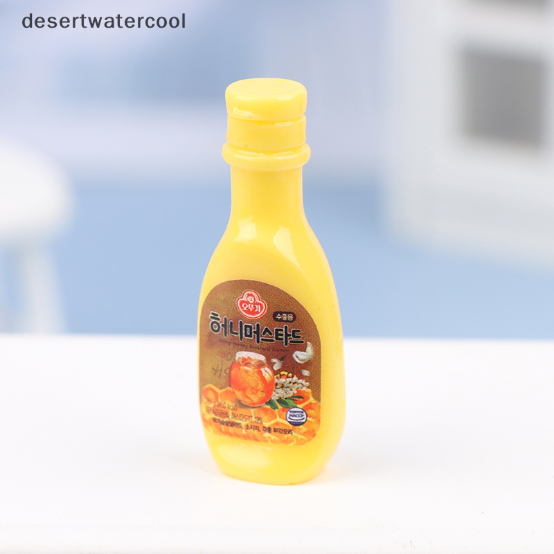 Dc Set 5 Bình Mật Ong Mini Trang Trí Nhà Búp Bê Tỉ Lệ 1: 12