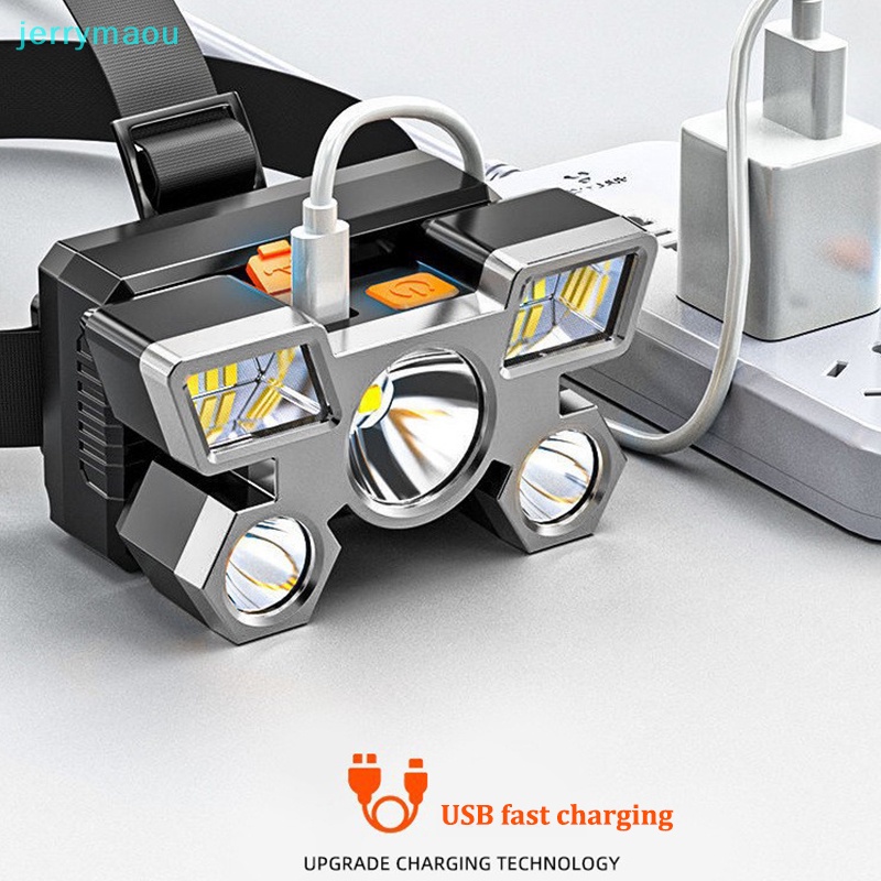 Đèn Pin Đội Đầu Có Thể Sạc Lại Dùng Đi Câu Cá / Cắm Trại / Leo Núi