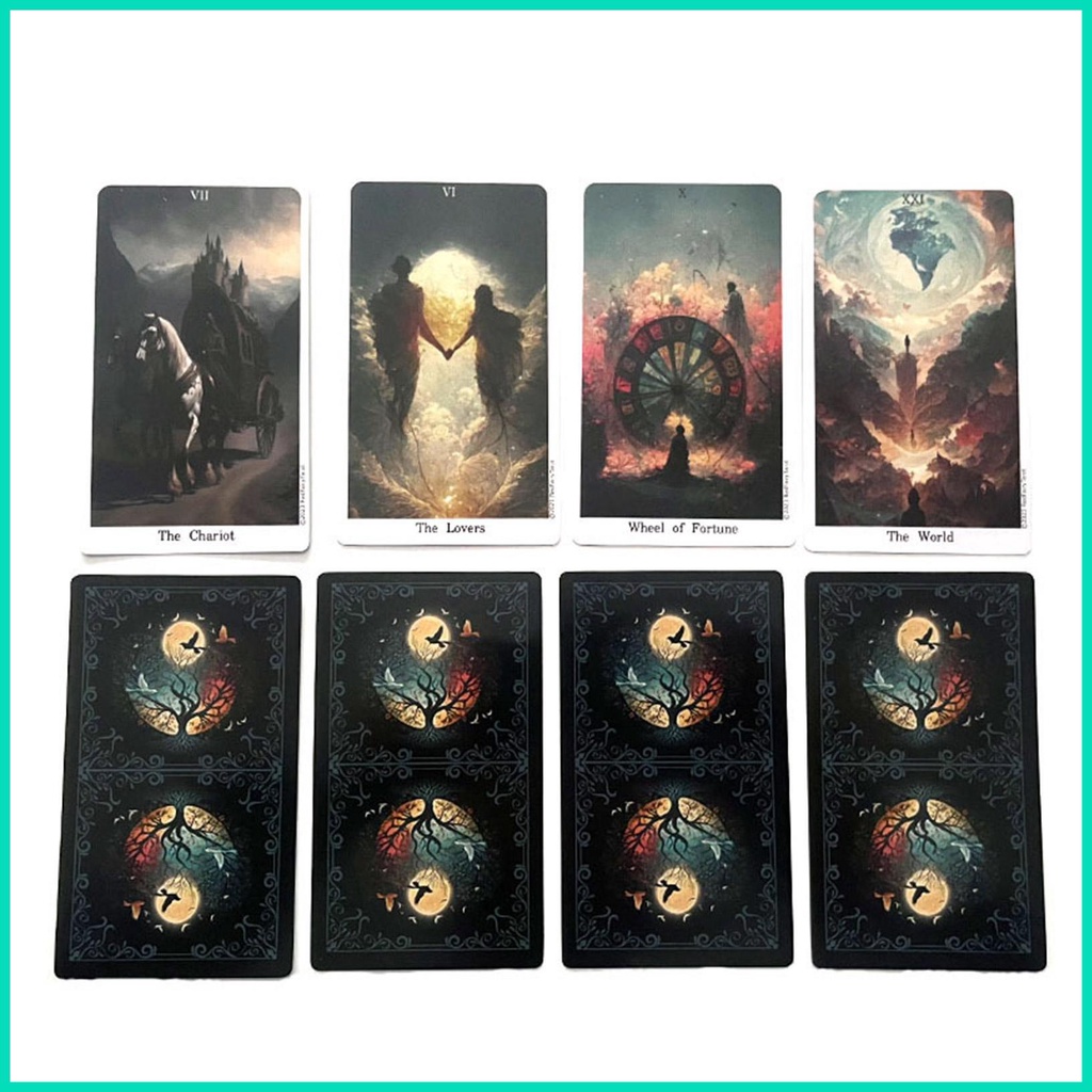 Bộ Bài tarot Tiêu Chuẩn 78 Cái Màu Đỏ Để Chơi game tarot oracle