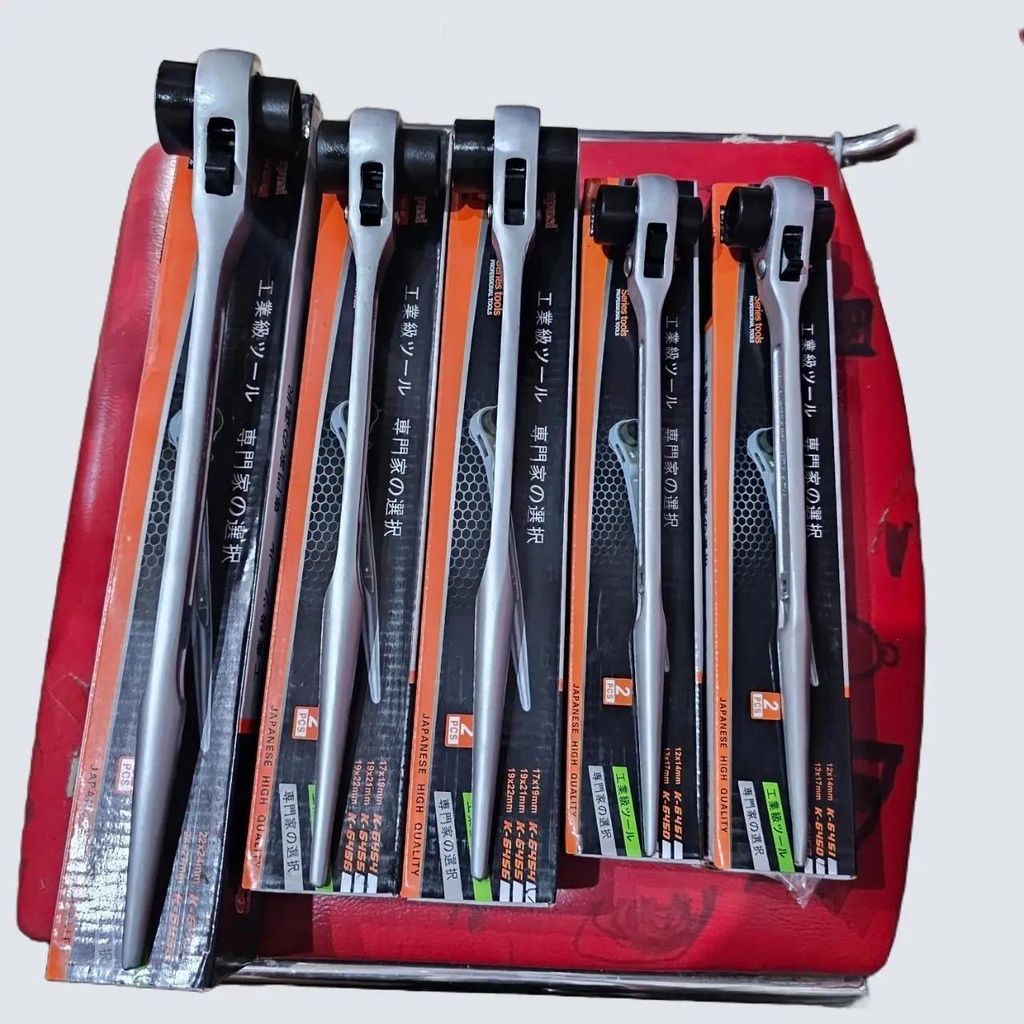 Cà Lê Đuôi Chuột KAPUSI đủ 5 Cỡ 13x17-14x17-17x19-19x21-24x27mm.