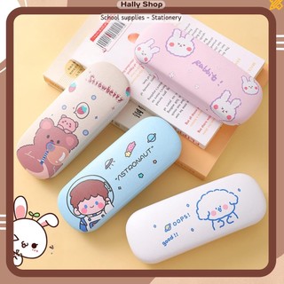 Hộp đựng mắt kính họa tiết hoạt hình dễ thương phù hợp với tất cả loại mắt kính- Hally shop