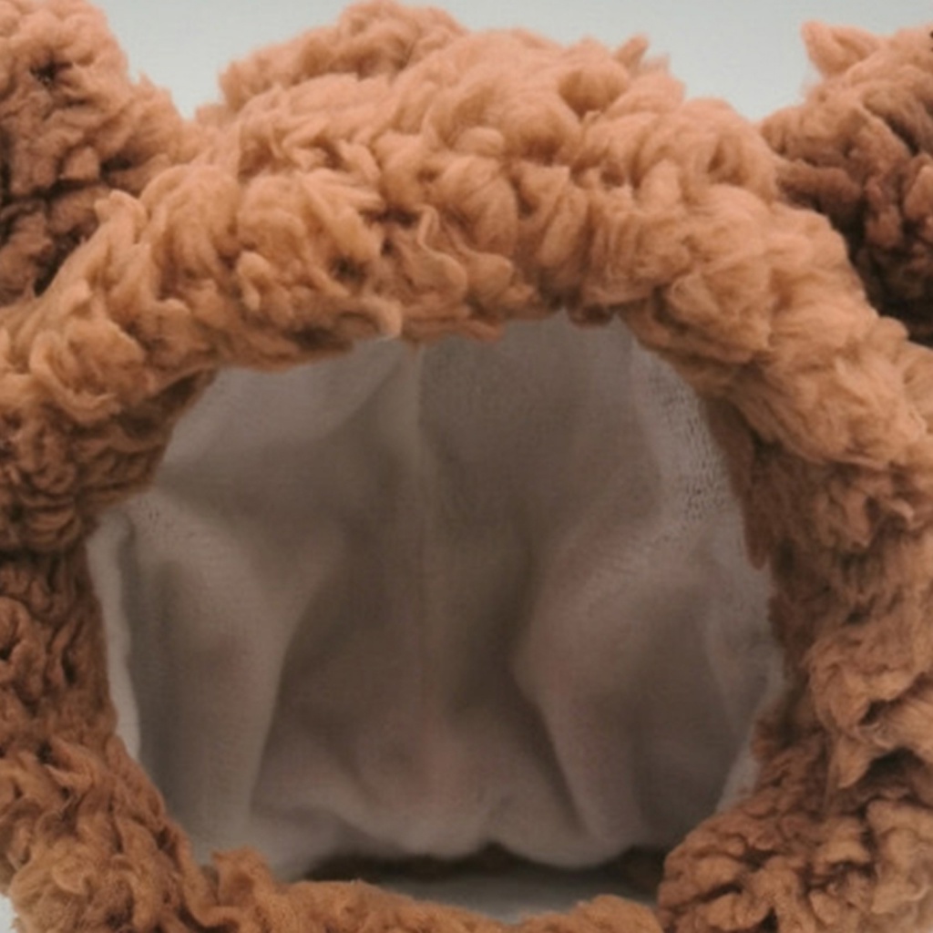 Băng Đô Nhung Mềm Mại Có Thể Điều Chỉnh Cho Thú Cưng Mùa Đông Châu Á