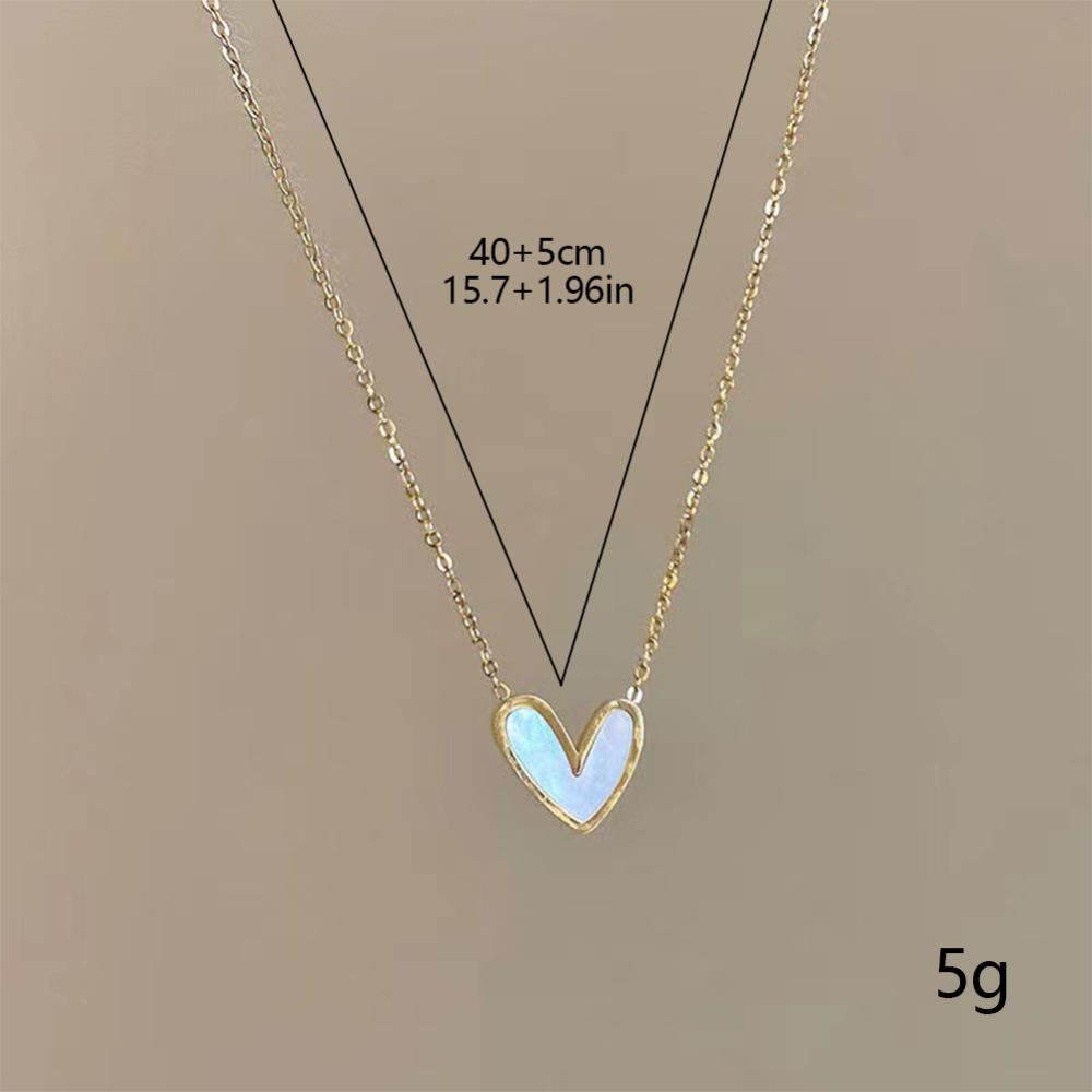 Vòng cổ Hợp Kim Mạ Vàng Mặt Hình Trái Tim S2Z444