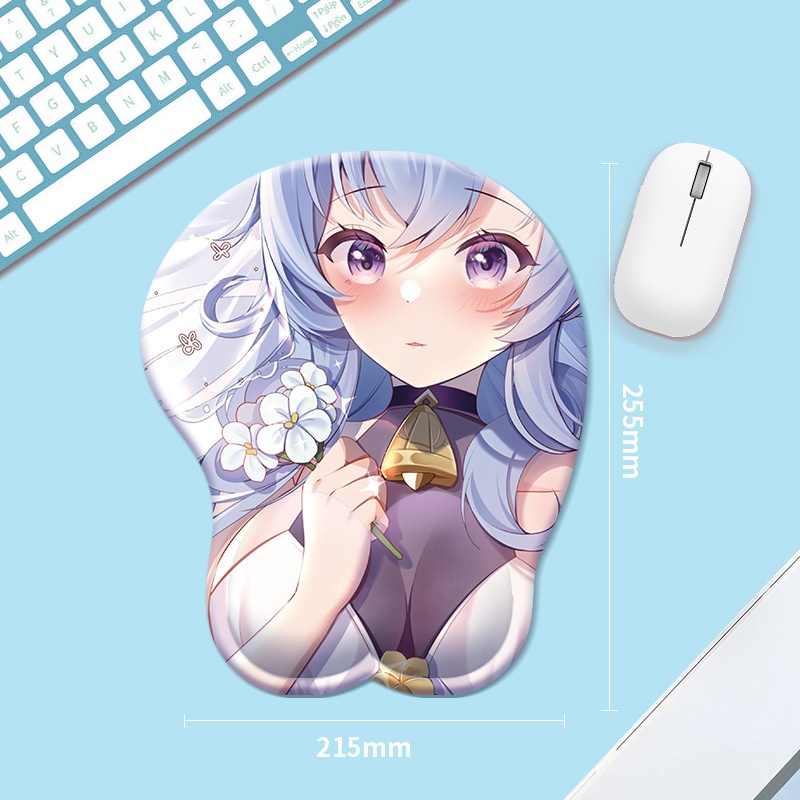 Miếng Lót Chuột Máy Tính g05 genshin 3d Bằng Silicon Mềm Thoải Mái