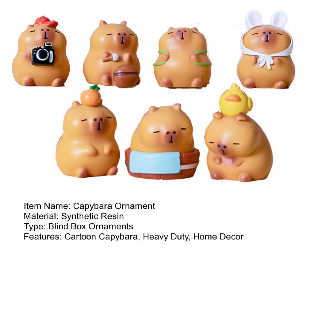 Daminglack * Đồ Chơi Mô Hình capybara Hoạt Hình Đáng Yêu Trang Trí Bàn Làm Việc Cho Trẻ Em Và Người Lớn