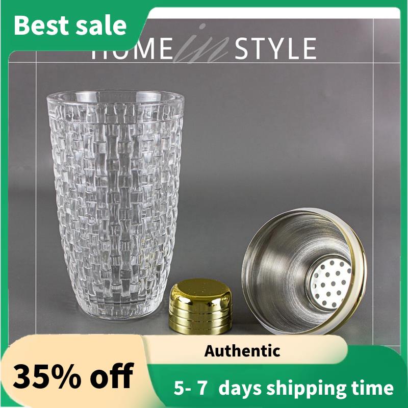 Bộ Bình Lắc cocktail Bằng Thủy Tinh 13oz