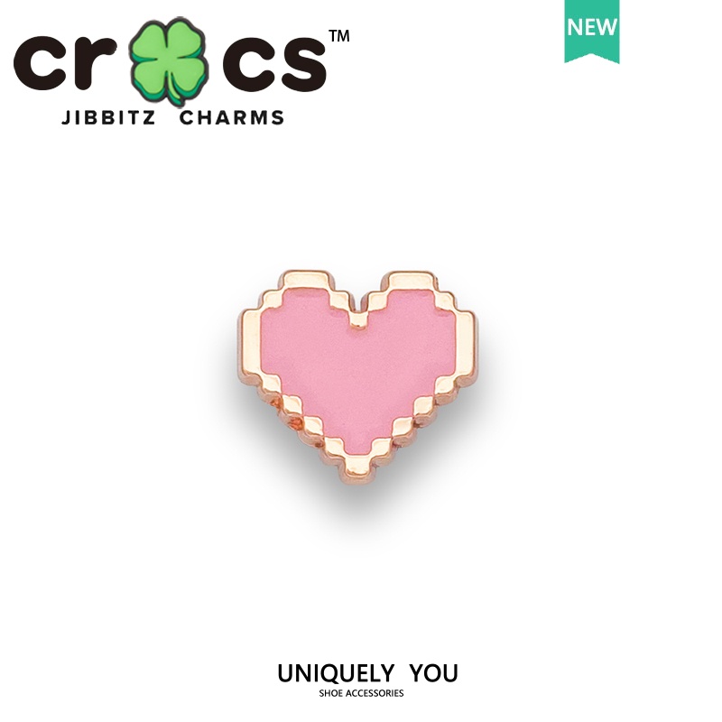 Vòng Cổ Kim Loại Mặt Hình Giày crocs Đính Đá Hồng Dễ Thương