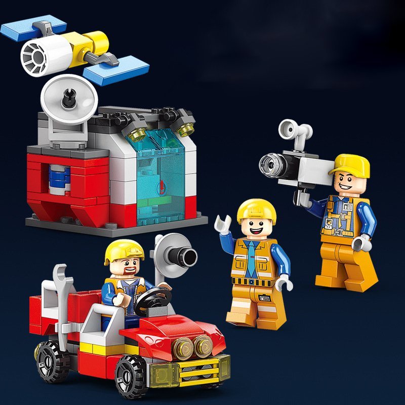 Đồ chơi lắp ráp City tàu Vũ Trụ / Con Thoi màu đỏ dưới mặt đất cung cấp bởi Mitago SKU AT8863