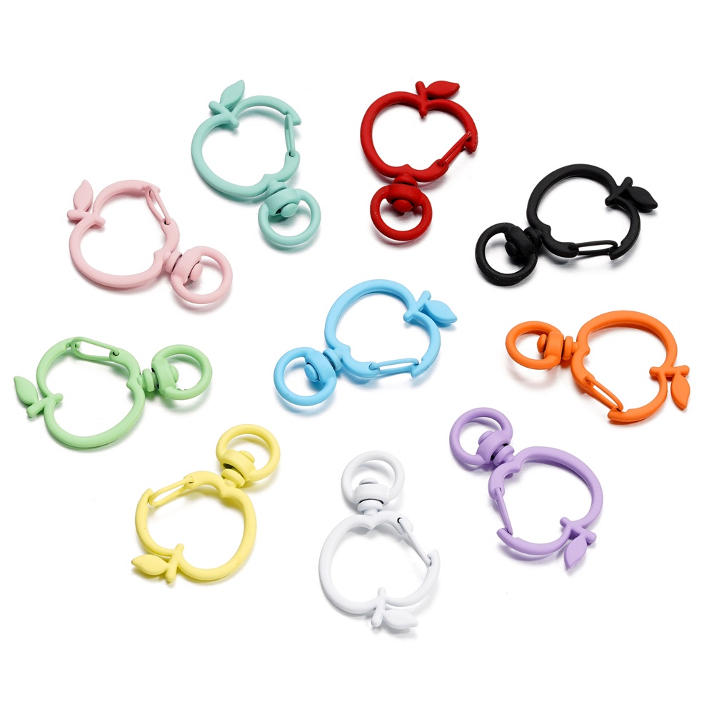 St.kunkka Set 5 Móc Chìa Khóa Bằng Hợp Kim Kẽm Màu Kẹo diy