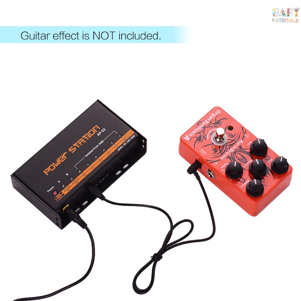 ♬|Bộ Nguồn 8 dc Cho Bàn Đạp Hiệu Ứng 9v / 12v / 18v Phích Cắm uk Cho guitar