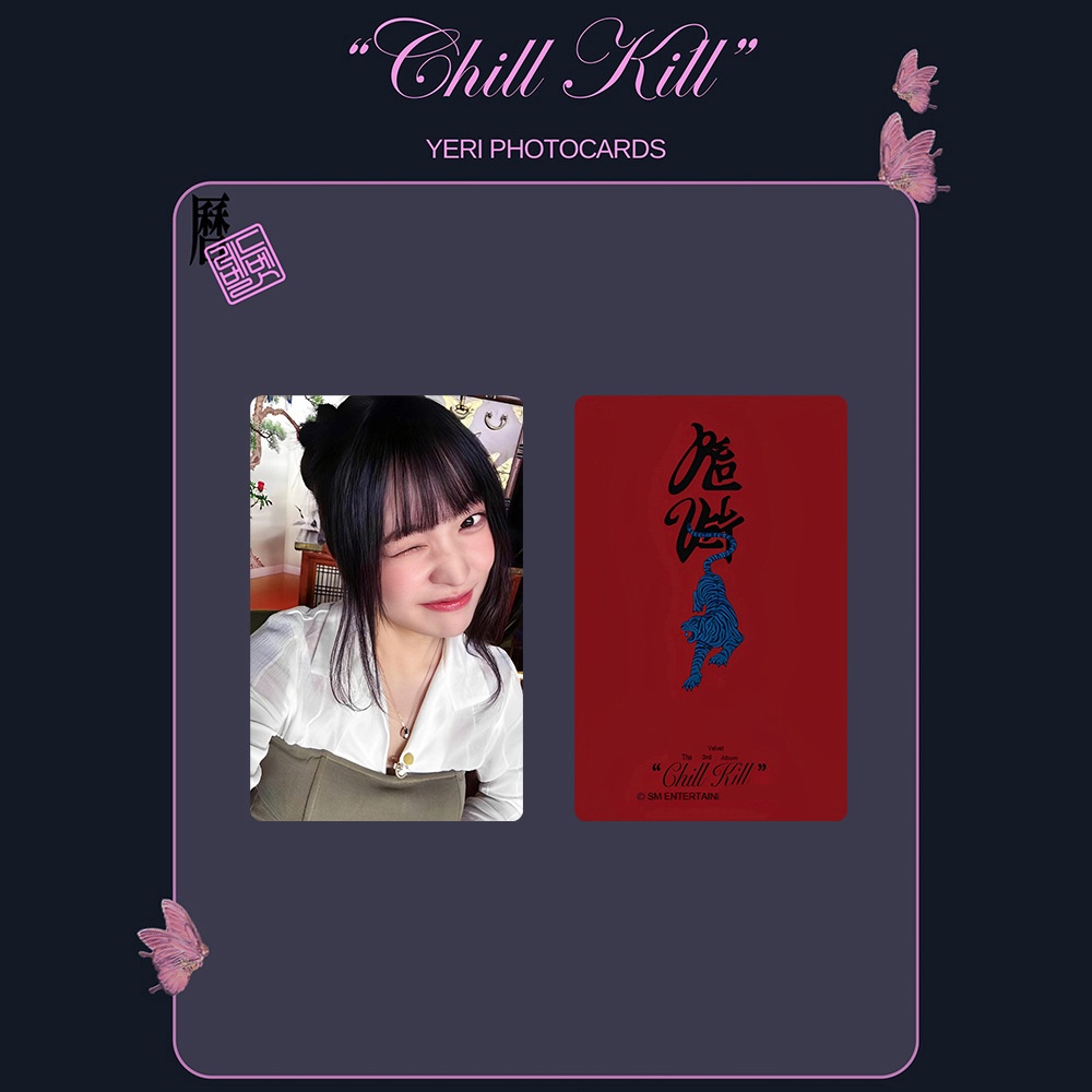 Bộ Sưu Tập Thẻ Bài kpop red velvet chill kill apple