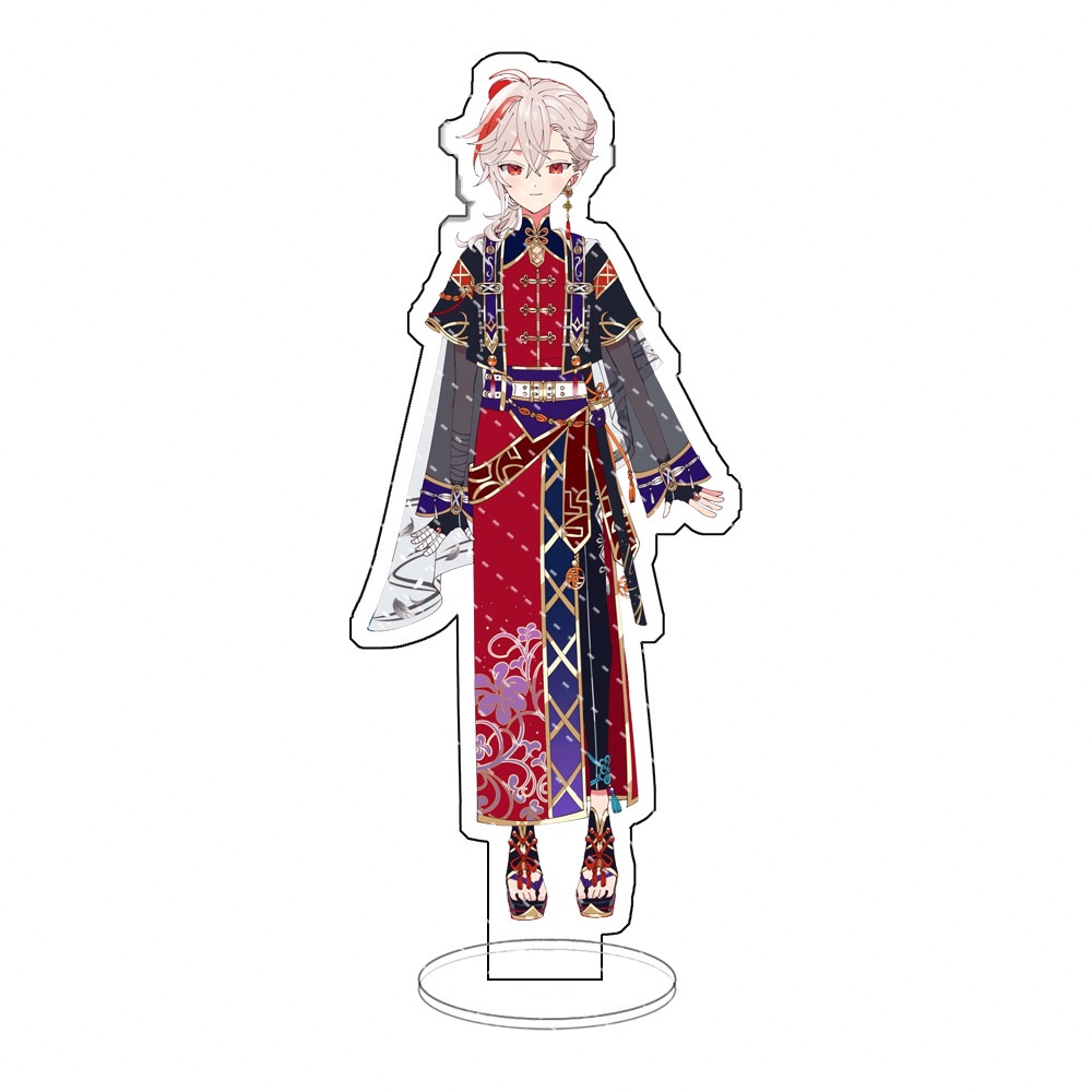 Genshin Impact Game Trang trí ngoại vi Skirmisher Đứng Acrylic hai chiều Trang trí máy tính để bàn Hoạt hình Biển hiệu n