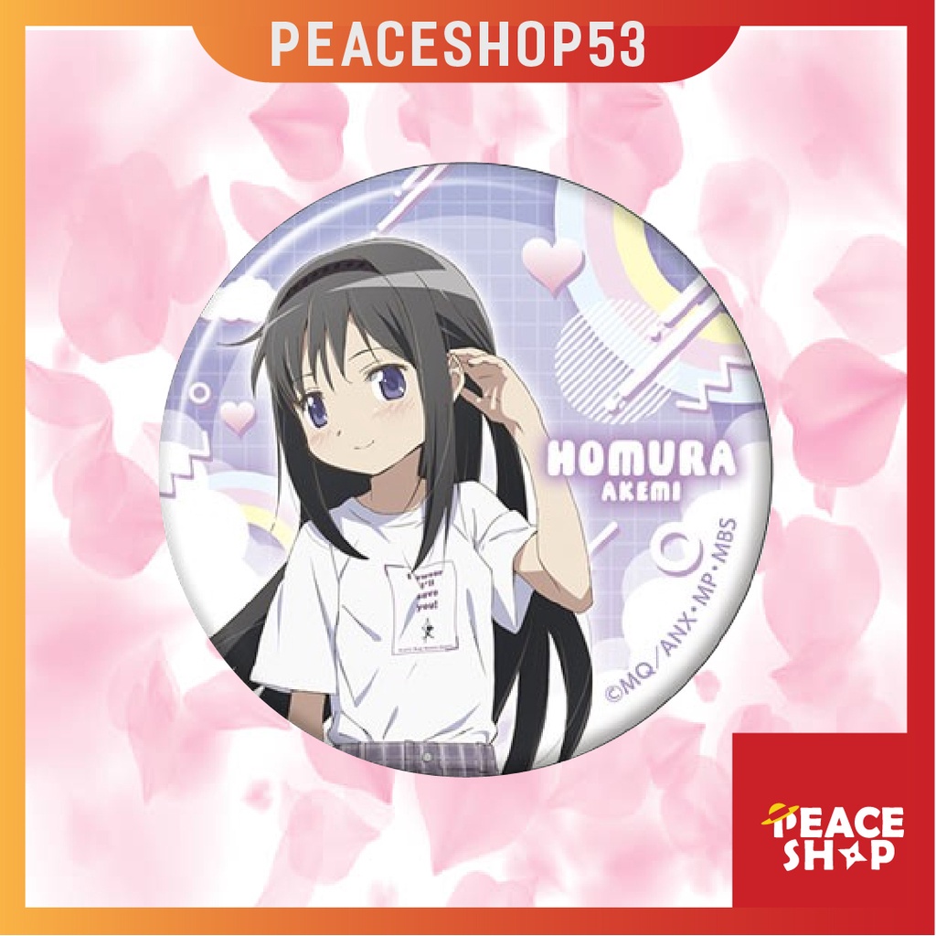Huy hiệu Mahou Shoujo Madoka Magica  Lấp Lánh Huy Hiệu Anime Mahou Shoujo Madoka Magica Ver 1 HH26