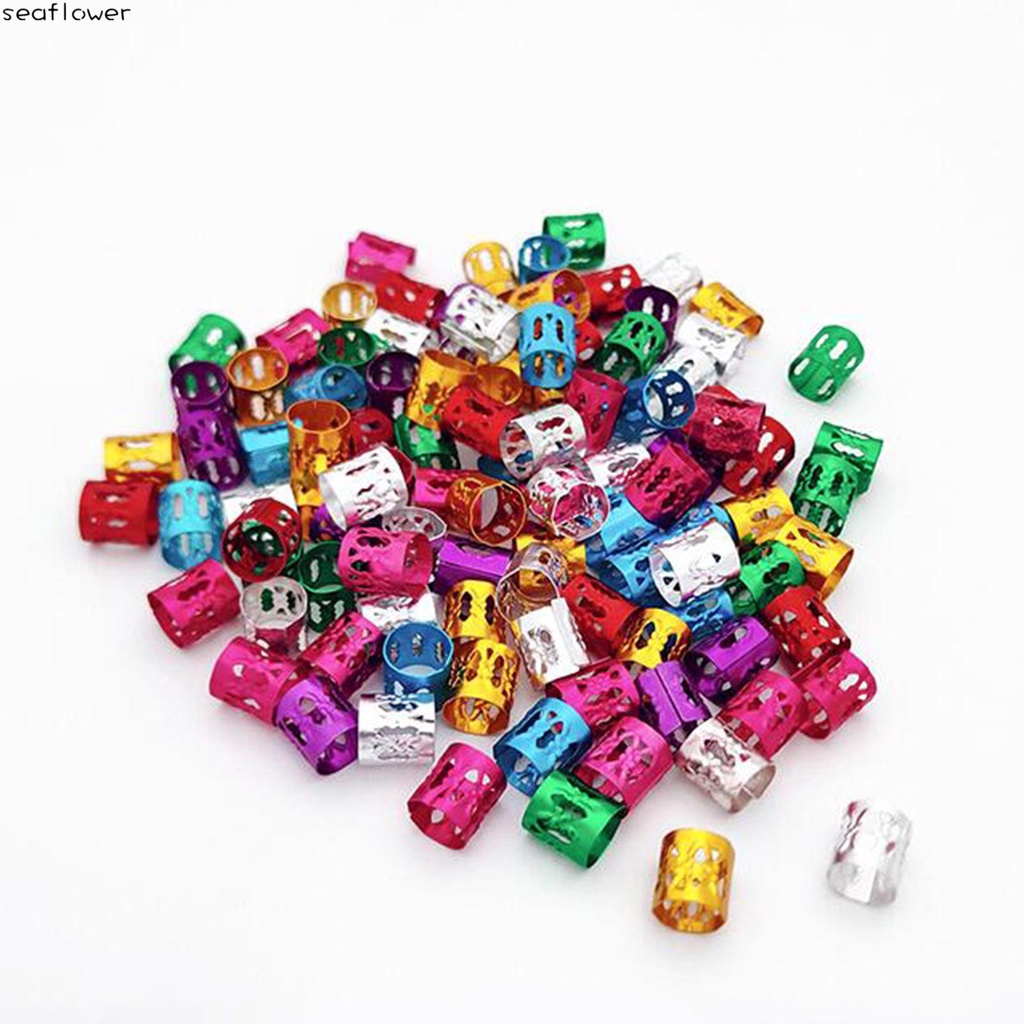 Set 100 Dây Cột Tóc Nhiều Màu Ngọt Ngào Thời Trang charms