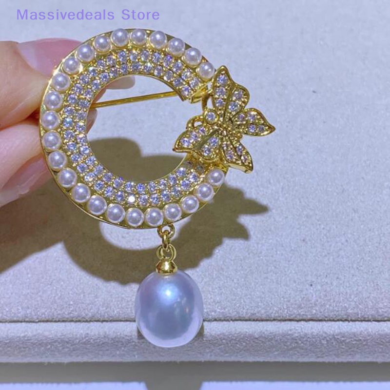 Ghim Cài Áo Hình Bướm Đính Ngọc Trai Phong Cách Nhật Bản Thời Trang Cao Cấp Hàng Mới 2024