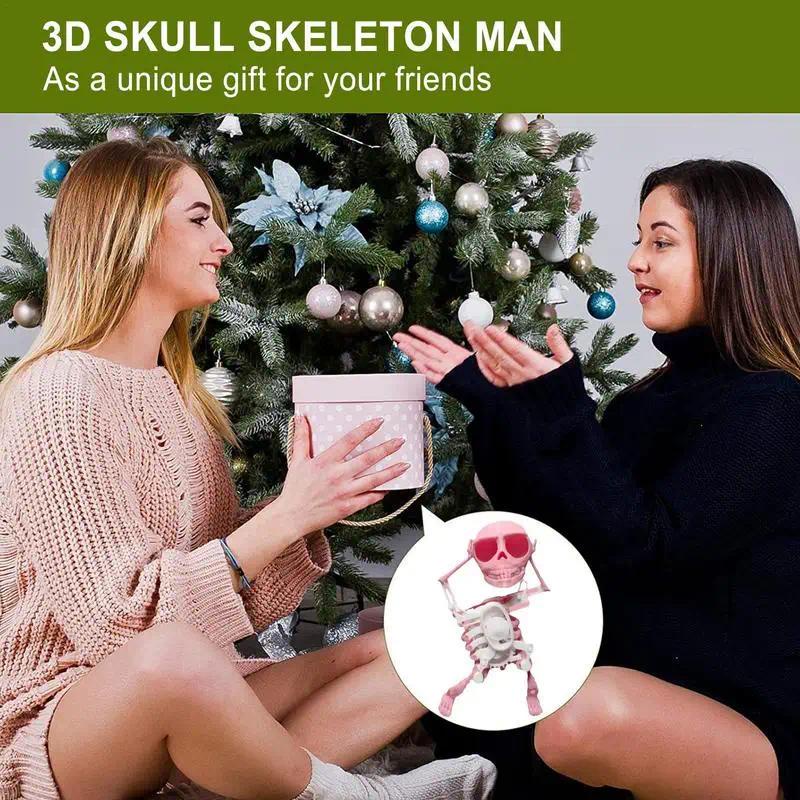 Đồ Chơi Hình Bộ Xương Nhảy Múa 3d Lắc Đầu Và Lắc Cát