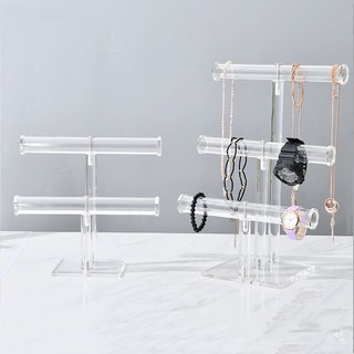 Giá Chữ t Bằng acrylic Trong Suốt Trưng Bày Trang Sức Giá Đỡ