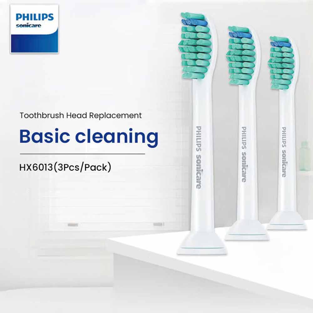 Philips Sonicare Proresults C1 HX6013/43  /S hx6054/C3 hx9044 17/33Replacement Toothbrush Heads 3/4 Pieces