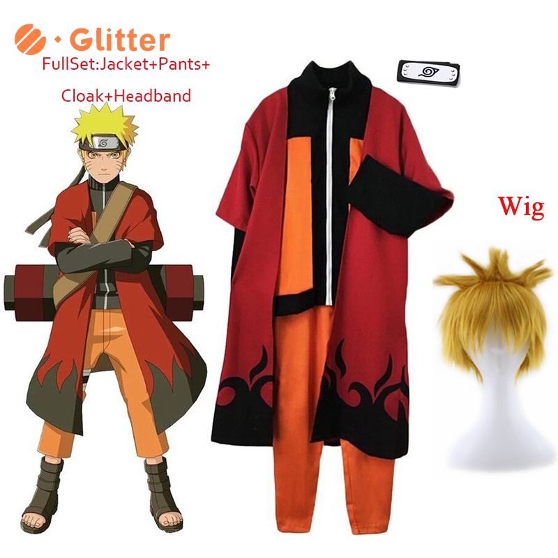 Naruto Bộ Trang Phục Hóa Trang Nhân Vật Hoạt Hình Cho Bé Trai