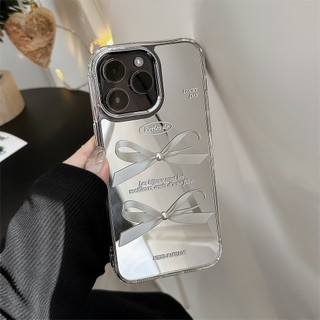 Ốp Điện Thoại tpu silicone Mặt Gương Chống Rơi Cho apple iphone 11 12 13 14 15 pro max plus
