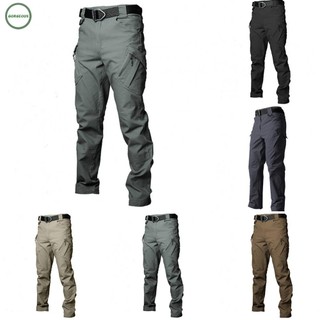 New Coming~Outdoor Casual Cargo Trousers Quick Dry Elastic Waist Men's Military Pants M 3XL#Home Essentialses