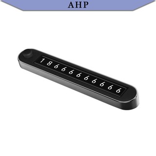 Ahp thẻ đỗ xe tạm thời hiển thị số điện thoại dạ quang