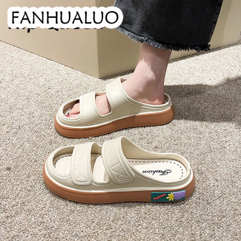 FANHUALUO dép sandal nữ Thời trang giản dị nhẹ nhàng Độ dày đế giày 3cm 2023 NEW 053021