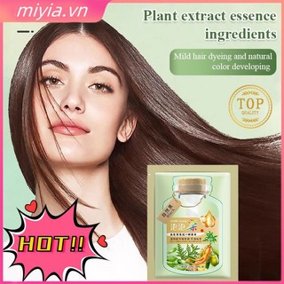 30ml Dầu gội nhuộm tóc bong bóng Dầu gội nguyên chất thực vật dịu nhẹ tự nhiên Kem nhuộm tóc tại nhà Dầu gội nhuộm tóc Salon tóc miyia.vn