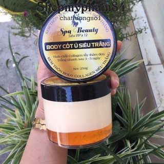 Kem Cốt 2 Tầng Siêu Trắng Collagen và serum kích trắng 250g