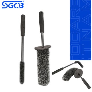Bộ cọ mâm sgcb sợi microfiber vệ sinh mâm vành lazang bánh xe chuyên dụng