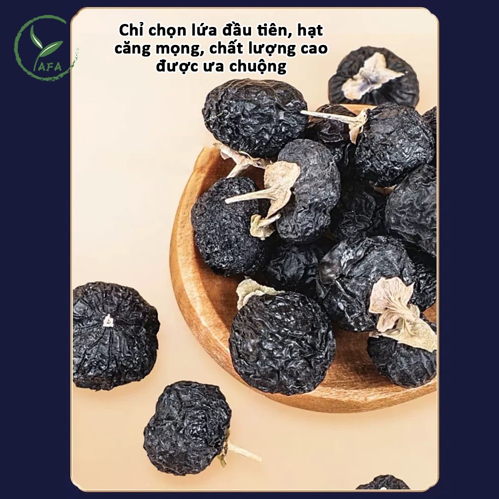 Kỳ Tử Đen 100g đóng chai Hắc Kỷ Tử Sấy Khô Quả To Tự Nhiên Sáng Mắt, Đẹp Da, Dưỡng Nhan, Thanh Nhiệt