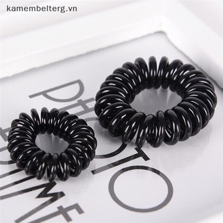 Set 10 Dây Cột Tóc Dạng Xoắn Co Giãn Thời Trang