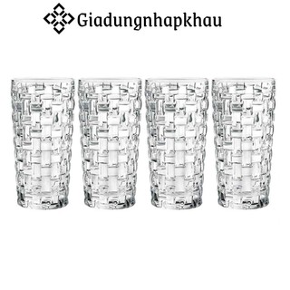 Bộ 4 cốc pha lê cao nachtmann bossa nova 92075, 4 món, made in germany, giadungnhapkhau19