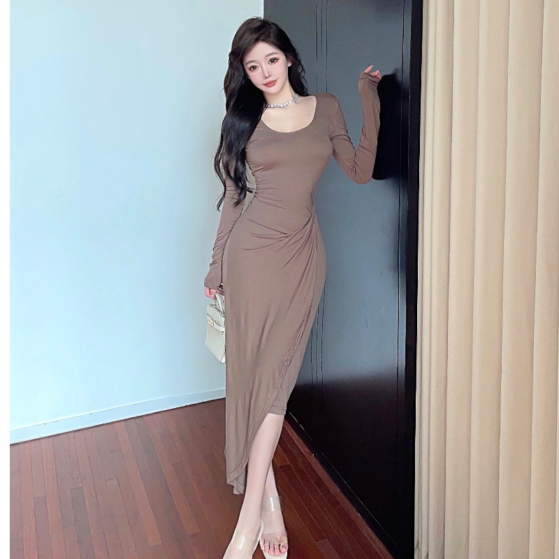 Đầm Nữ Tay Dài Kiểu Dáng Thời Trang Thanh Tú