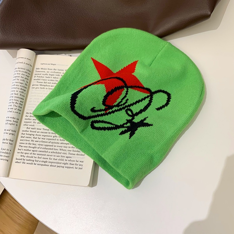 Mũ Len Dệt Kim Phong Cách hip hop Đường Phố